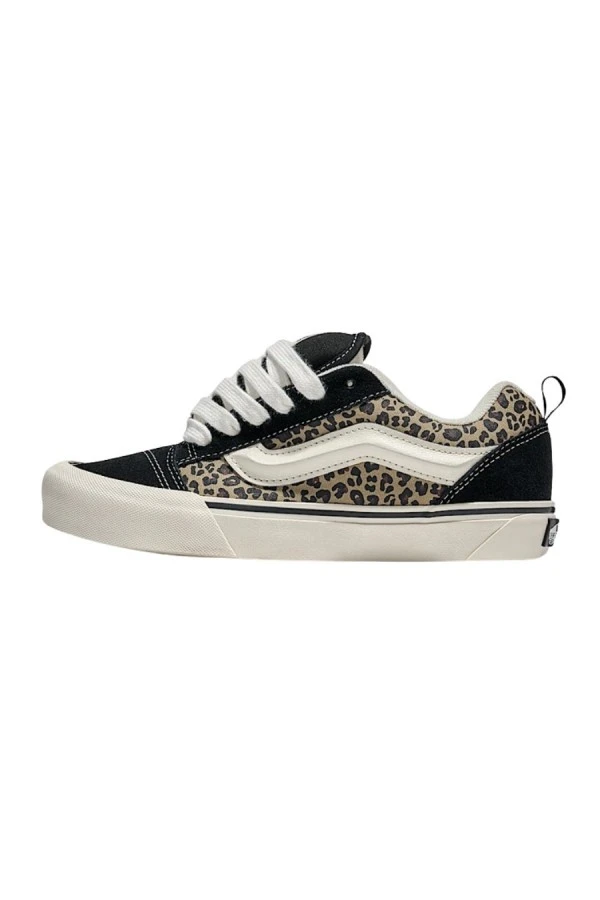 VANS Γυναικεία Sneakers KNU SKOOL - ΜΑΥΡΟ/ΛΕΟΠΑΡΝΤ 