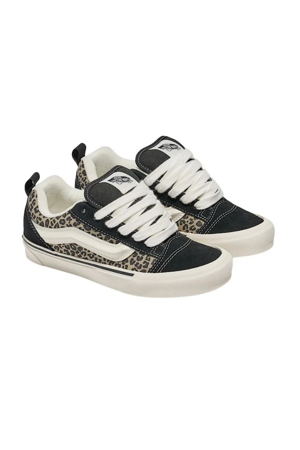 VANS Γυναικεία Sneakers KNU SKOOL - ΜΑΥΡΟ/ΛΕΟΠΑΡΝΤ 
