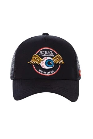 VON DUTCH Trucker Cap VD/0/CAS1/RAG/BLK - BLACK