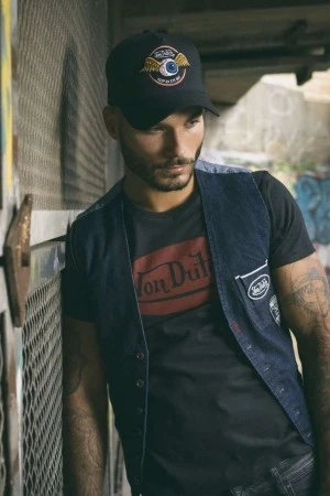 VON DUTCH Trucker Cap VD/0/CAS1/RAG/BLK - BLACK