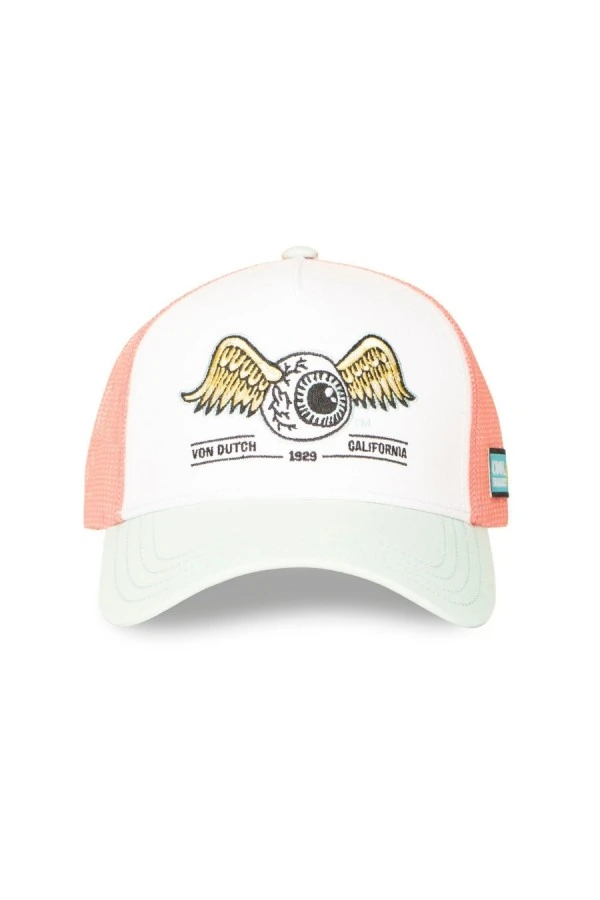 Von Dutch Trucker Καπέλο - Λευκό/Ροζ