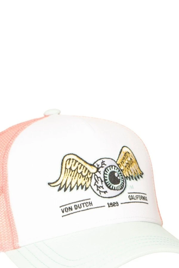 Von Dutch Trucker Καπέλο - Λευκό/Ροζ