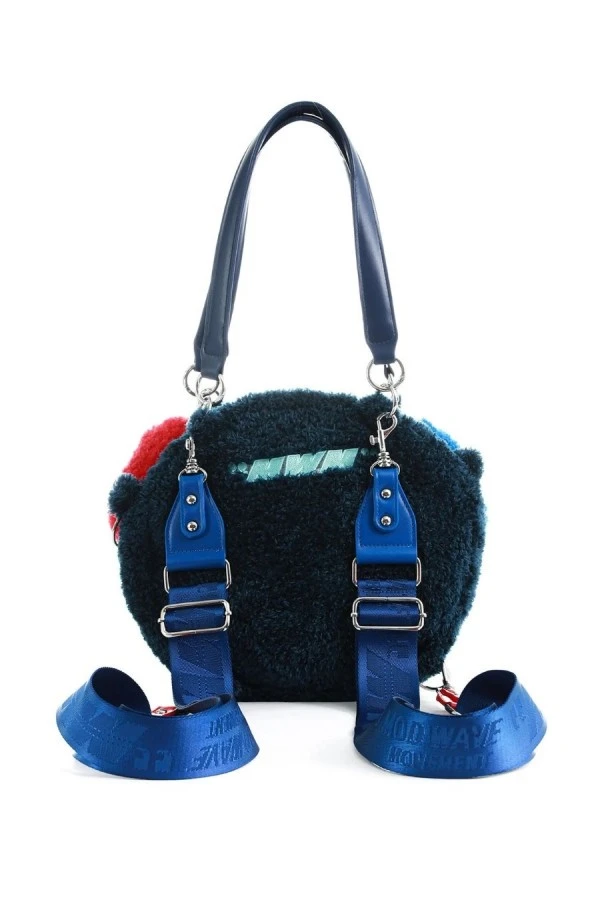 MOD WAVE MOVEMENT Τσάντες MWM Teddy Bear Limited Edition Bag 32cm - BLUE