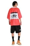 MOD WAVE MOVEMENT Oversized Unisex Jersey - Κόκκινο 