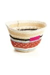 MOD WAVE MOVEMENT Καπέλα MWM Wicker Striped Bucket Hat - RED