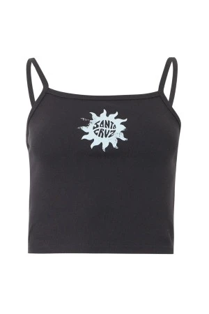 SANTA CRUZ Sun Daze Γυναικείο Crop Top - Μαύρο