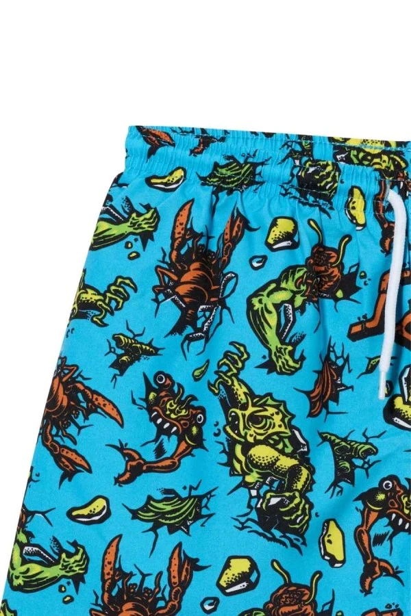 SANTA CRUZ Roskopp Monster Kids Swimshort - Blue