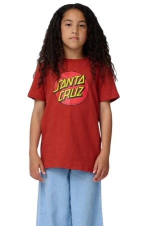 SANTA CRUZ Kids T-Shirt Classic Dot - Red