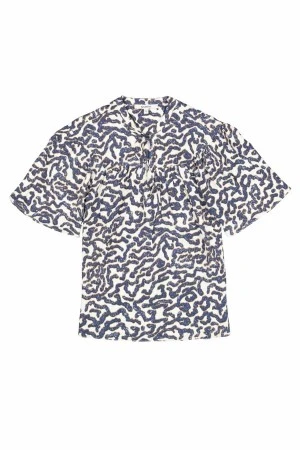 GARCIA Women’s Blouse White Print