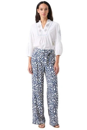 GARCIA Women’s Printed Pants with Belt