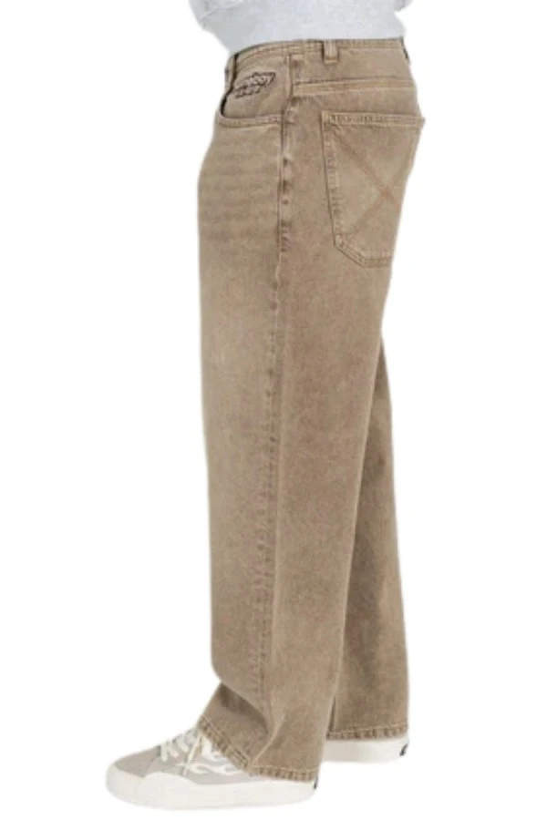 Homeboy Unisex Jeans Baggy - Ξεβαμμένο Καφέ
