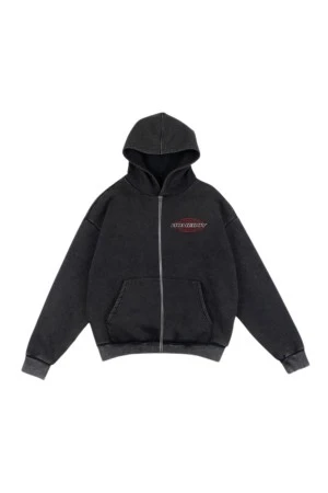 Homeboy Unisex Pit Crew Hooded Jacket - Black