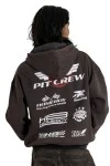 Homeboy Unisex Pit Crew Hooded Jacket - Black