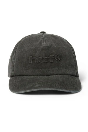HUF Pacific Wash 5 Panel Hat - Black