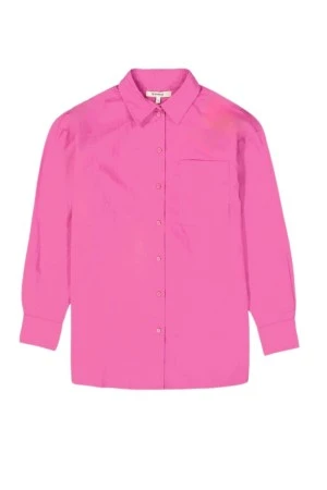 GARCIA Πουκάμισα Z0019_ladies shirt ls - ΡΟΖ