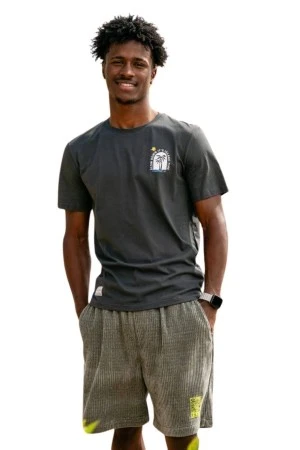 SEAY T-Shirts LAYSAN CREW NECK REGULAR FIT T-SHIRT - ΓΚΡΙ
