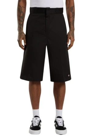 DICKIES Shorts - Βερμούδες 15 INCH MULTI POCKET WORK SHORT REC - BLACK