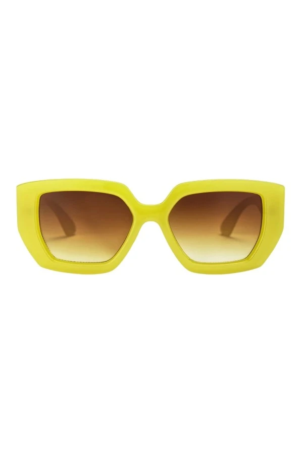 CHPO HONG KONG Unisex Sunglasses - Yellow 
