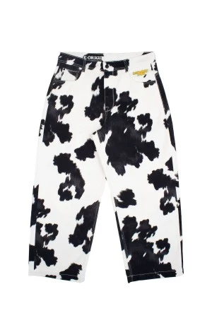 HOMEBOY Cow Print Baggy Denim Παντελόνι