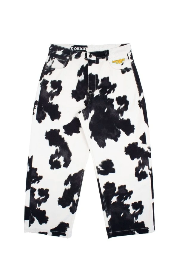 HOMEBOY Cow Print Baggy Denim Παντελόνι