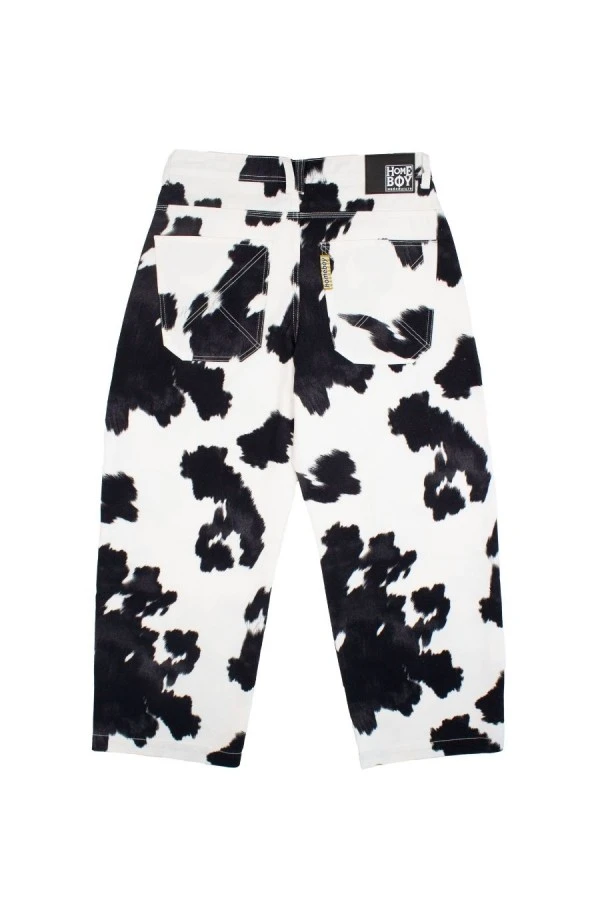 HOMEBOY Cow Print Baggy Denim Παντελόνι