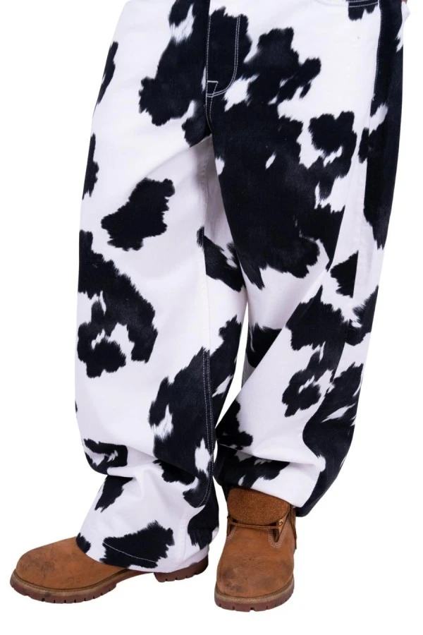 HOMEBOY Cow Print Baggy Denim Παντελόνι