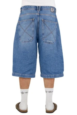 HOMEBOY Unisex Βερμούδα Baggy 6/8 DESPERADOS - Denim 