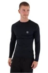 HURLEY Men’s Rashguard Slim Fit Icon Circle Long Sleeve - Black