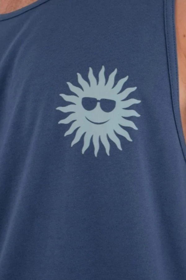 HURLEY Men’s Tank Printing Press FOMO - Blue