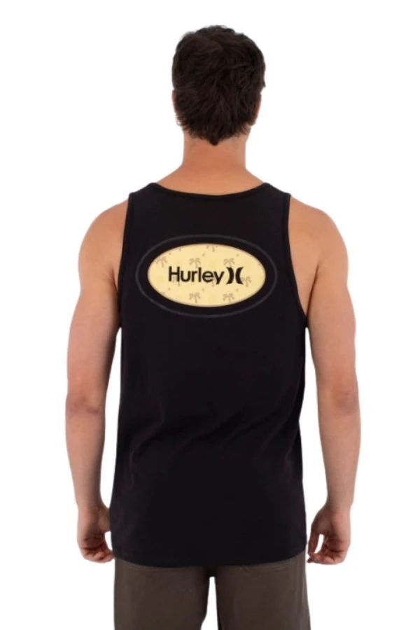 HURLEY Men’s Tank Printing Press Vasce - Black