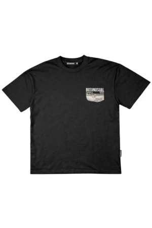 Bee Unusual O.G. Athens Oversized  T-Shirt - Μαύρο