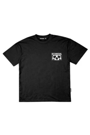 BEE UNUSUAL Unisex Graphic T-Shirt - Μαύρο