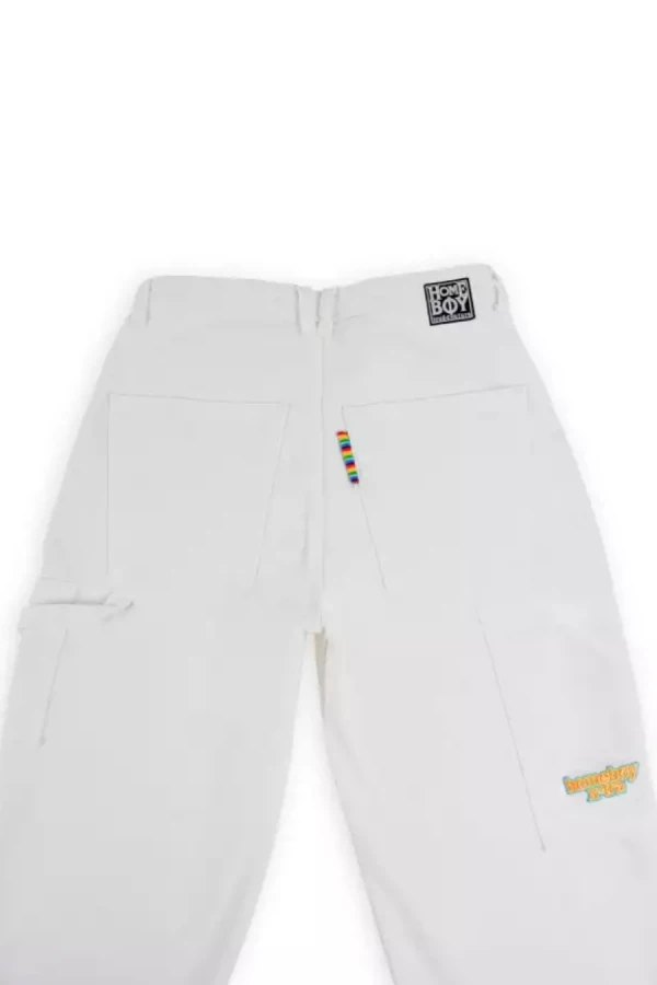 HOMEBOY Παντελόνια x-tra WORK Pants - WHITE