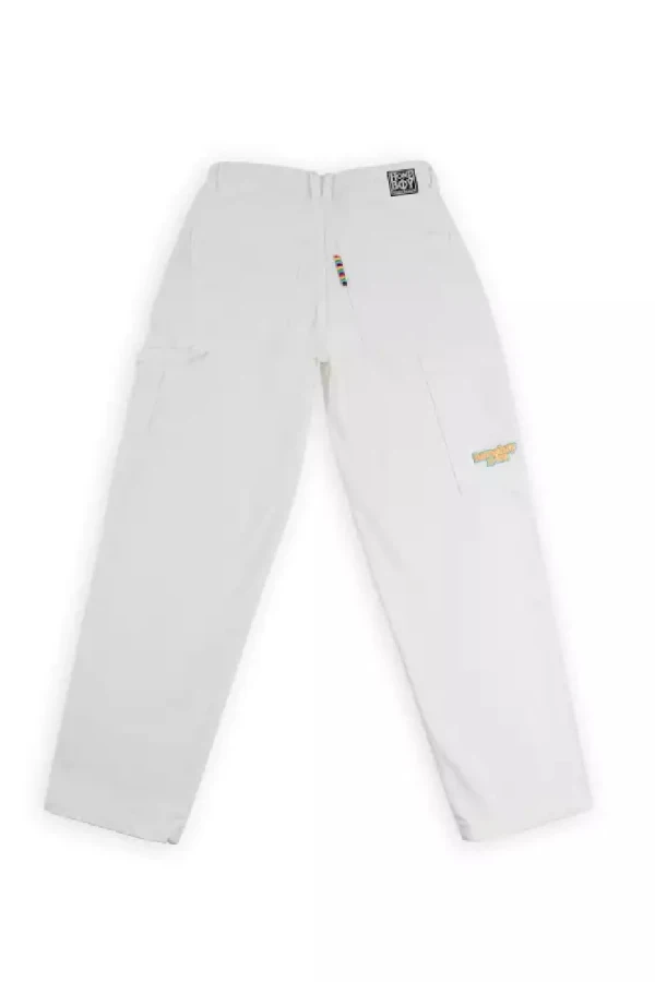 HOMEBOY Παντελόνια x-tra WORK Pants - WHITE