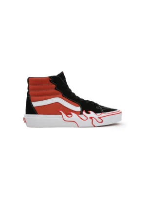 VANS Sneakers UA SK8-Hi Flame DKGRN - ΚΑΦΕ