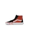 VANS Sneakers UA SK8-Hi Flame DKGRN - ΚΑΦΕ