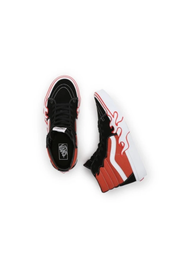 VANS Sneakers UA SK8-Hi Flame DKGRN - ΚΑΦΕ