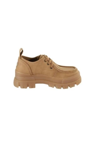 BUFFALO loafers ΓΥΝΑΙΚΕΙΑ ASPHA WALLABY - Κάμελ