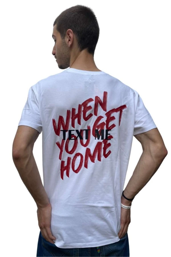 NEW CULT T Shirts - Text me T-shirt  - White