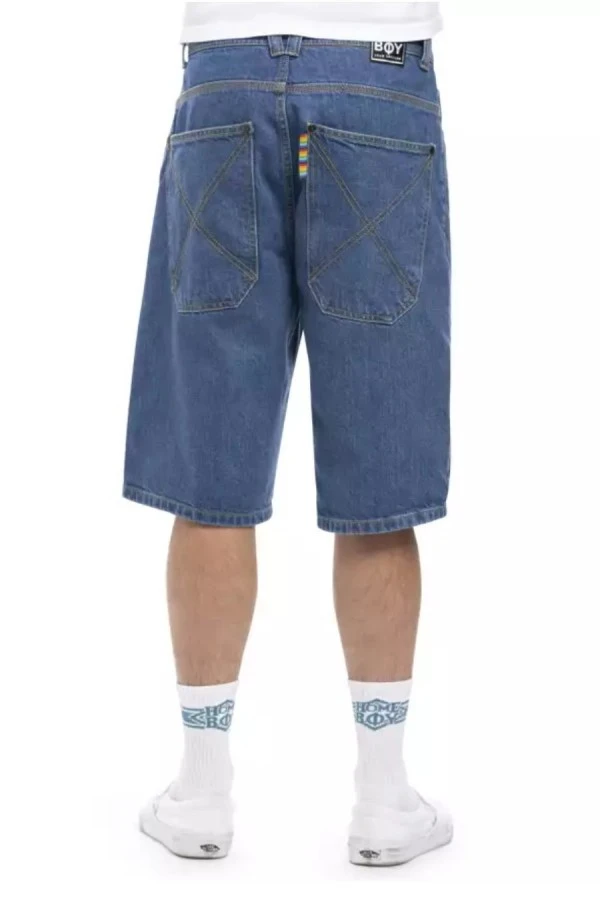 HOMEBOY Shorts - Βερμούδες x-tra BAGGY Denim SHORTS - ΜΠΛΕ