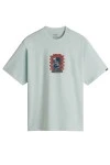 VANS T-Shirts SKULL WINDOW SS - ΠΡΑΣΙΝΟ