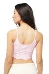 KARL KANI T-Shirts SMALL SIGNATURE ESSENTIAL CROP TOP - ΡΟΖ