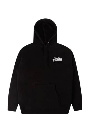 THE HUNDREDS Φούτερ με Κουκούλα Film Slant Pullover - ΜΑΥΡΟ