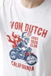 VON DUTCH T Shirts ΑΝΔΡΙΚΑ VD/1/TR/RIDE/W - Λευκό
