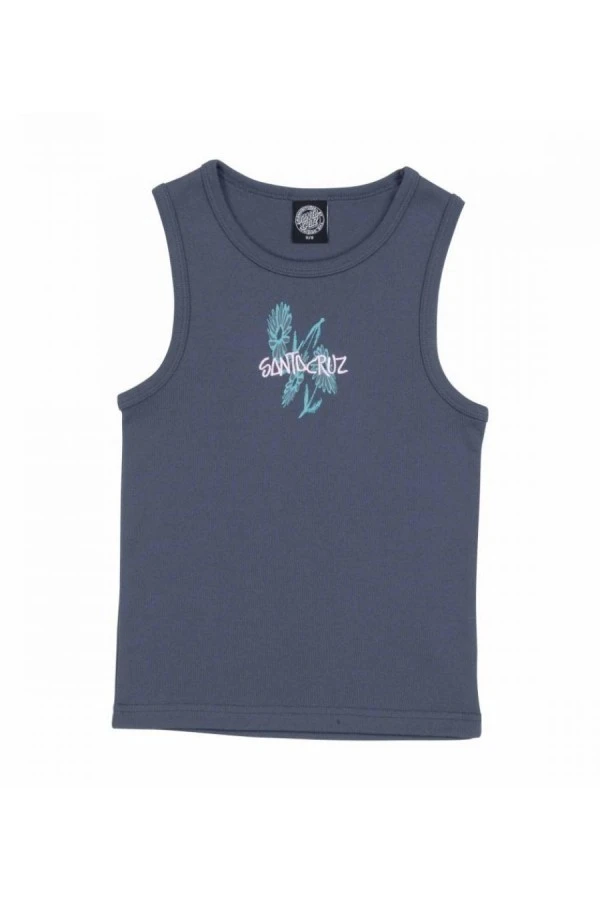 SANTA CRUZ Dizzy Daisy Strip Tank Γυναικεία Μπλούζα - Μπλε