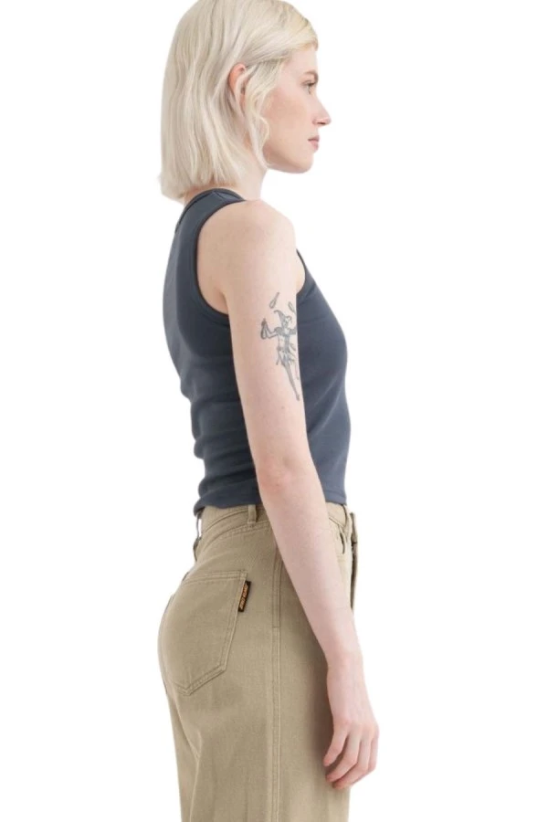 SANTA CRUZ Dizzy Daisy Strip Tank Γυναικεία Μπλούζα - Μπλε