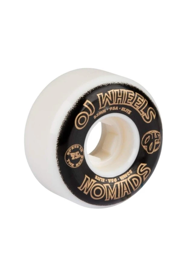 OJ Wheels OJ ELITE WHEELS NOMADS 95A - WHITE