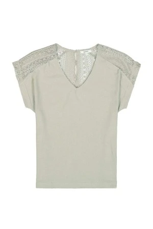 GARCIA ΓΥΝΑΙΚΕΙΑ  T-Shirts Q40006_ladies T-shirt ss - ΓΚΡΙ