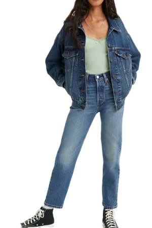 LEVIS® Jean 501 CROP STAND OFF - DENIM