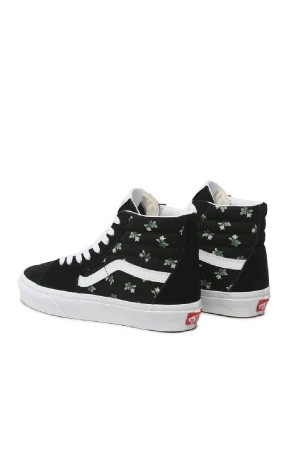 VANS Sneakers UA SK8-Hi FLRL BLACK - ΜΑΥΡΟ
